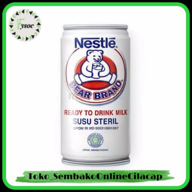 Jual SUSU BERUANG BEAR BRAND 189ML SUSU KALENG SEGAR BEARBRAND 189ML