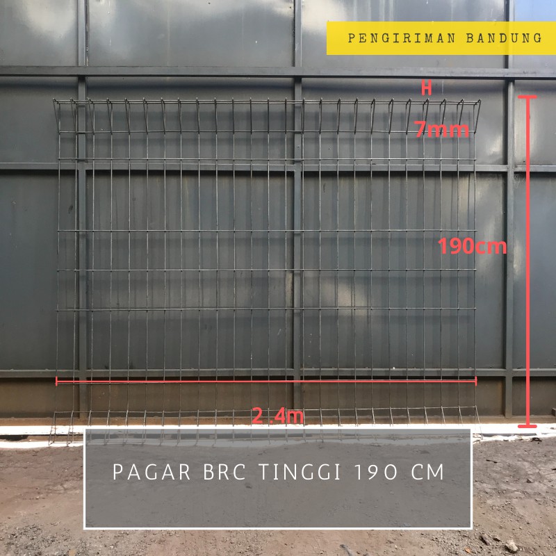 Jual Pagar BRC Tinggi 190 Cm Shopee Indonesia