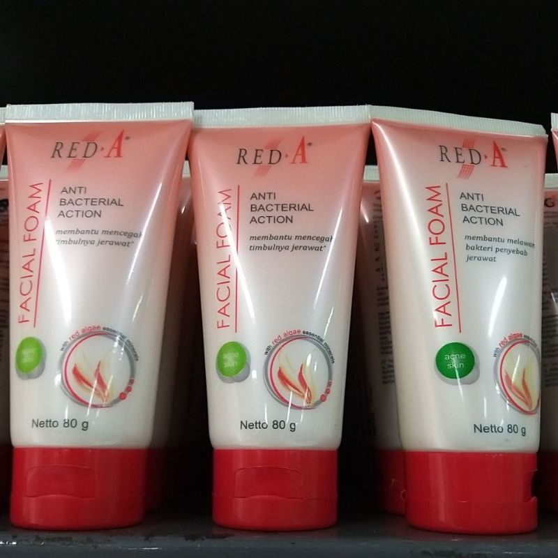 Jual Facial Foam Red A Facial Wash Viva Normal Acne Oily Shopee