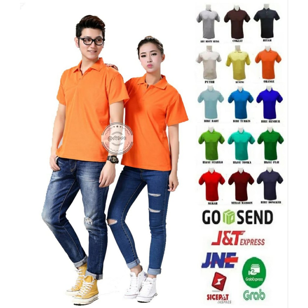 Jual Polo Shirt Lacos Cotton Pique Unisex Size S Xxl Wanita