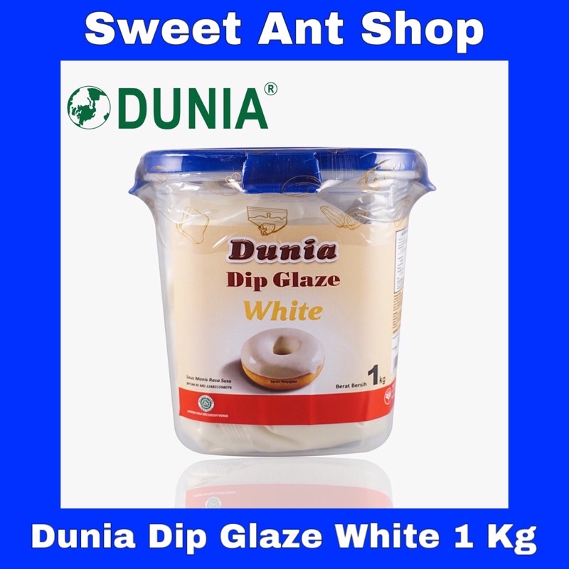 Jual Dunia Dip Glaze White 1 Kg Shopee Indonesia