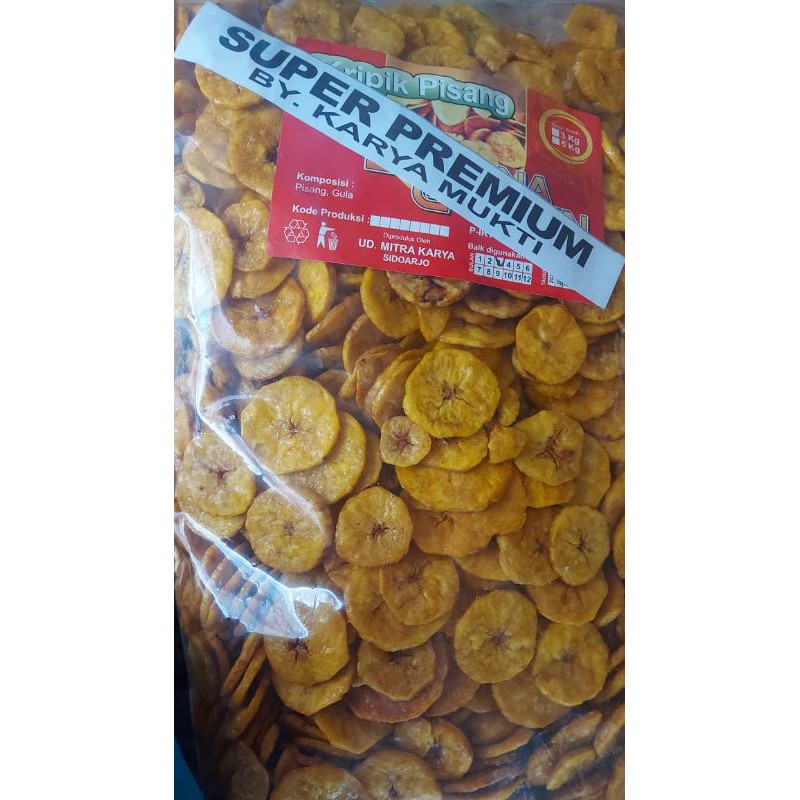 Jual Keripik Pisang Kripik Pisang Koin Bulat Golden Super Premium