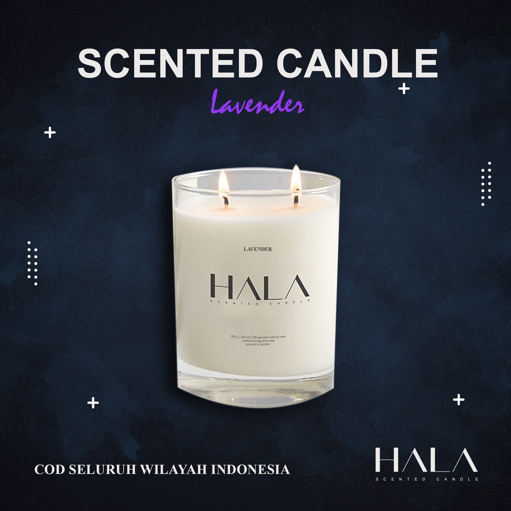 Jual Pengahrum Ruangan Lilin Aromaterapi Scented Candle Pewangi Ruangan