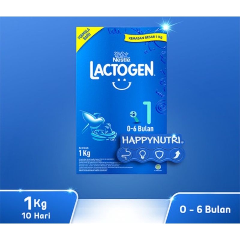 Jual LACTOGEN 1 SUSU FORMULA 1KG Shopee Indonesia