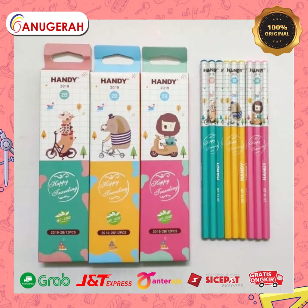 Jual HANDY 2019 PENSIL 2B PACK Shopee Indonesia