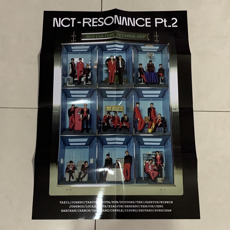 Jual Folded Poster NCT 2020 Resonance Pt 2 Arrival Version Shopee