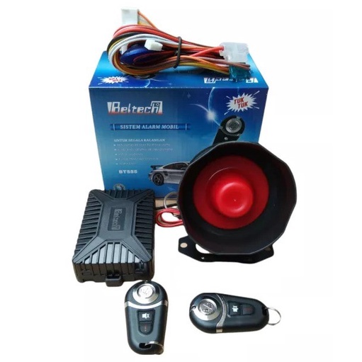 Jual Alarm Mobil Universal Beltech BT 555 Remote Mobil Car Alarm System