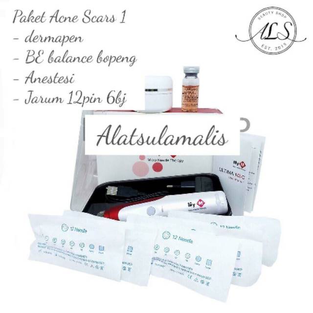 Jual Paket Acne Scar Mts Bopeng Bright And Acne Paker Dermapen Acne