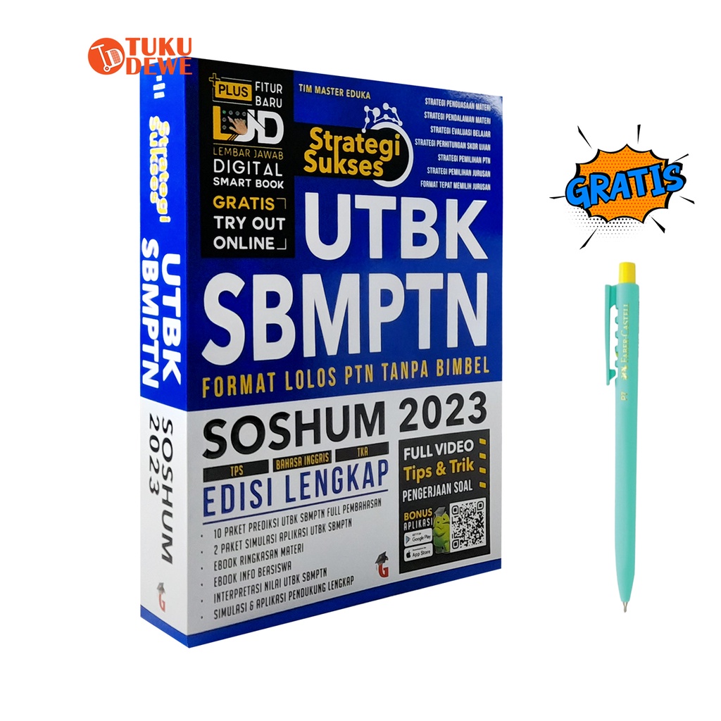 Jual BUKU UTBK SBMPTN BUKU SBMPTN SOSHUM STRATEGI SUKSES UTBK