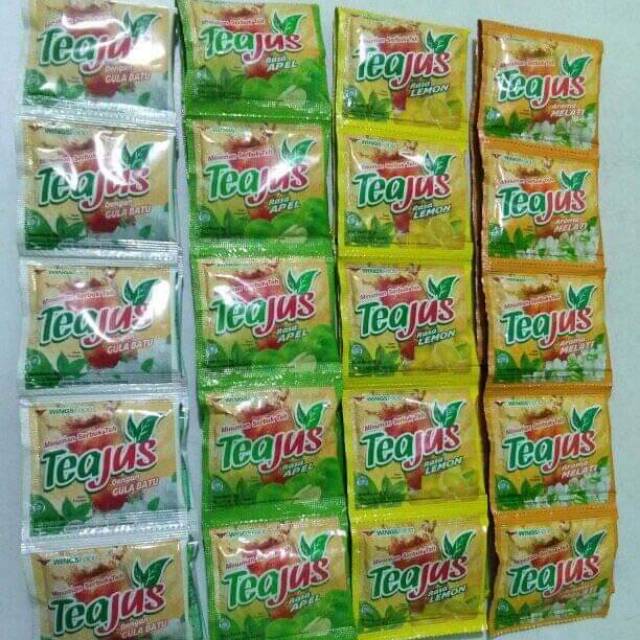 Jual TEA JUS GULA BATU TEAJUS APEL TEA JUS MELATI TEA JUS MADU