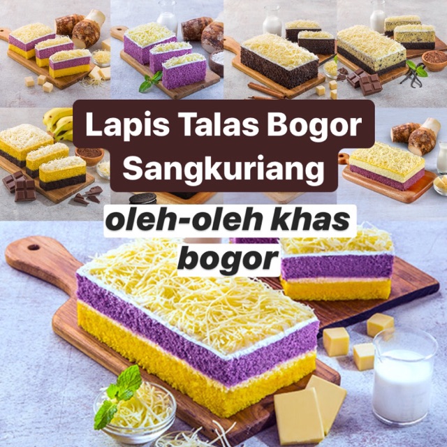 Jual Kue Lapis Talas Sangkuriang Khas Bogor Min Order Box