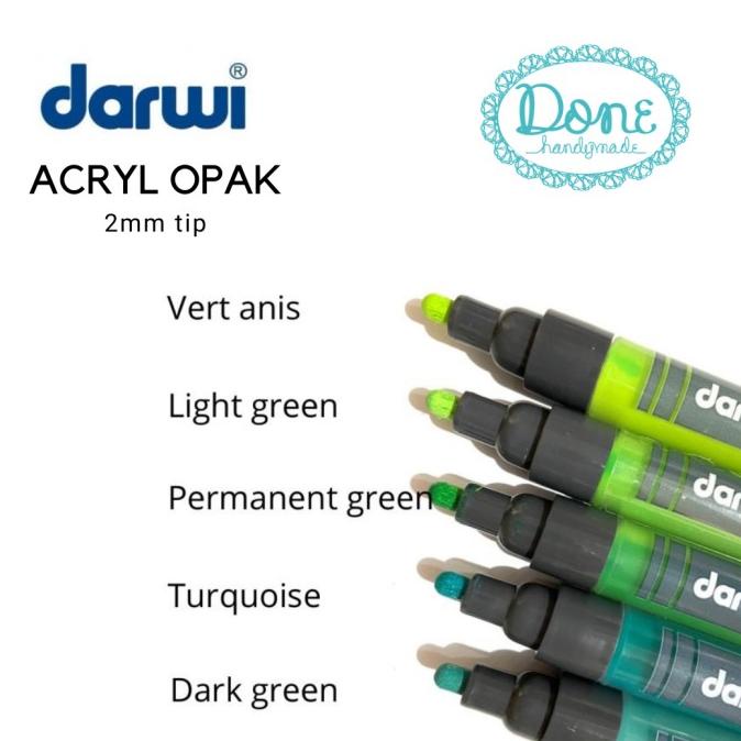 Jual Promo Darwi Marquer Acryl Opak Acrylic Pen Alat Lukis Cold Ceramic