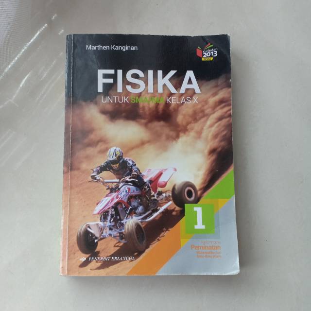 Jual Buku Fisika 1 Untuk SMA Kelas X Kelas 10 Erlangga Marthen Kanginan