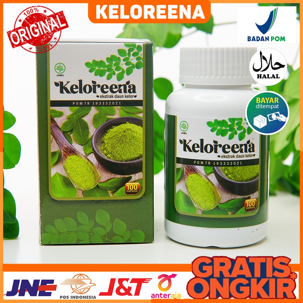 Jual Keloreena Ekstrak Daun Kelor Original Isi Kapsul Bisa