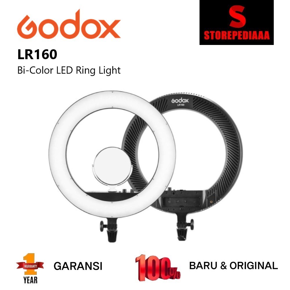 Jual Godox LR160 Bi Color LED Ring Light LR 160 Shopee Indonesia