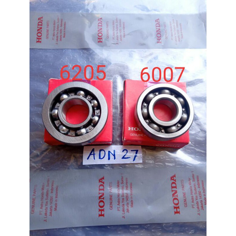 Jual Bearing Laher 6007 6205 Kruk As Beat Spacy Scoopy Vario 110 Fi