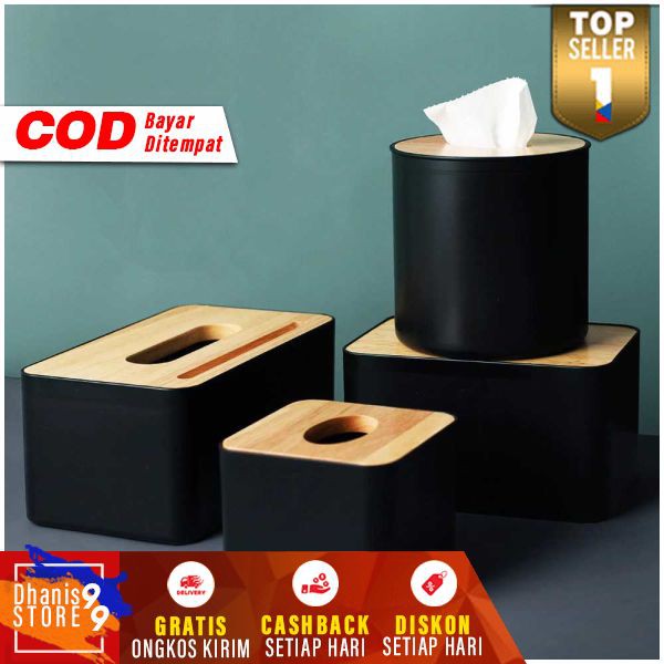 Jual Kotak Tisu Kayu Multifungsi Box Tissue Minimalis Tempat