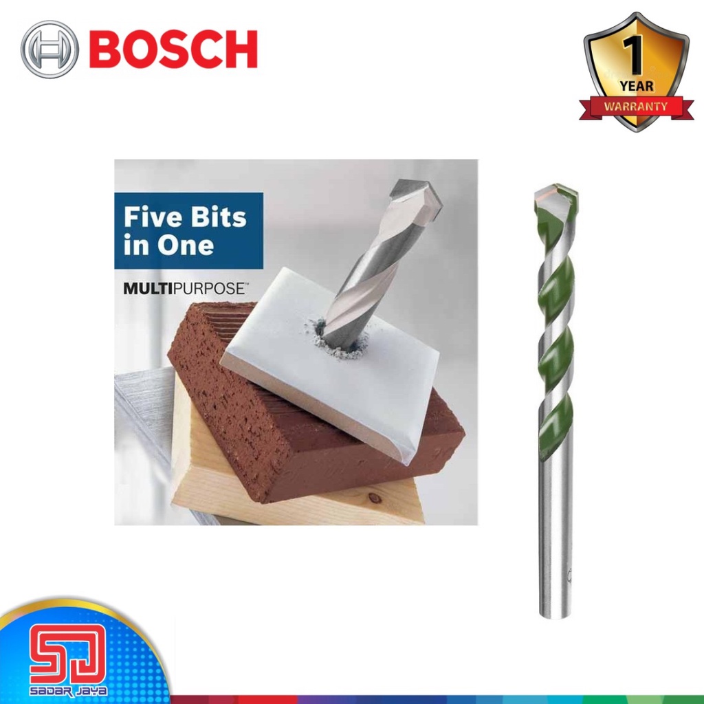 Jual Bosch CYL 4 Multimaterial Drill Mata Bor Tembok Keramik Kayu Metal