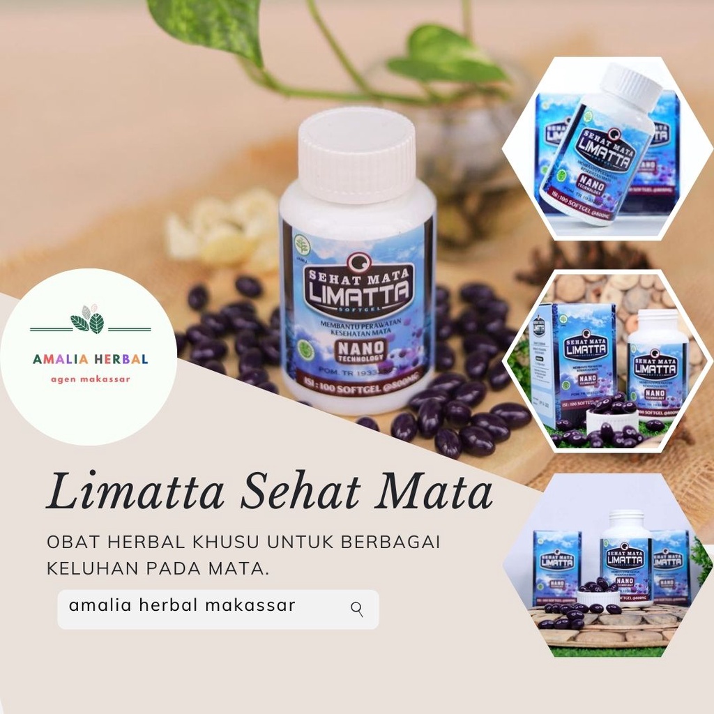 Jual Limatta Sehat Mata Softgel Asli Original Shopee Indonesia