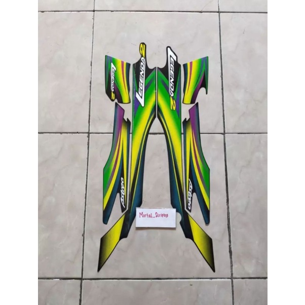 Jual Sticker Striping Full Set Lis List Bodi Honda Motor Astrea Legenda