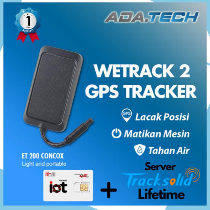 Jual Paket Promo GPS Tracker Mobil Wetrack2 ET200 Concox Simcard