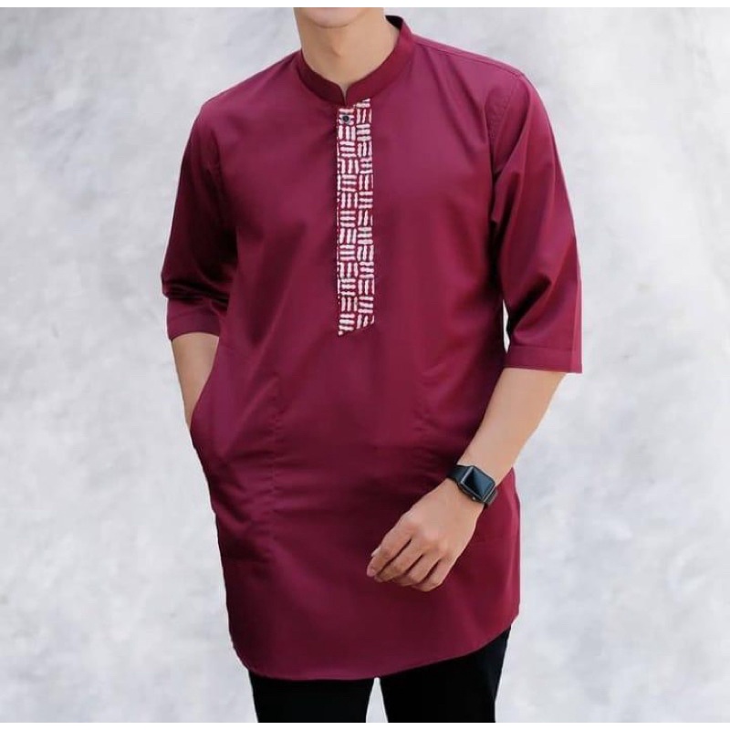 Jual Koko Kurta Pakistan Pria Lengan 3 4 Bahan Toyobo Fodu Original