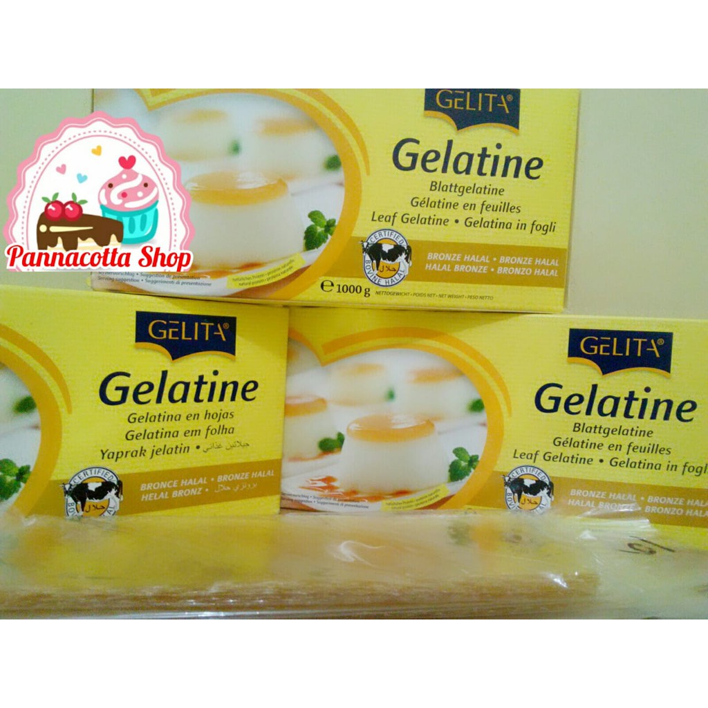 Jual Gelatine Gelita Halal Box Lembar Shopee Indonesia