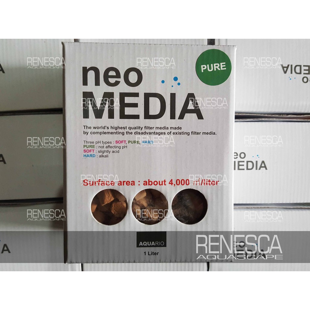 Jual Aquario Neo Media Pure Liter Rumah Bakteri Super Media Filter