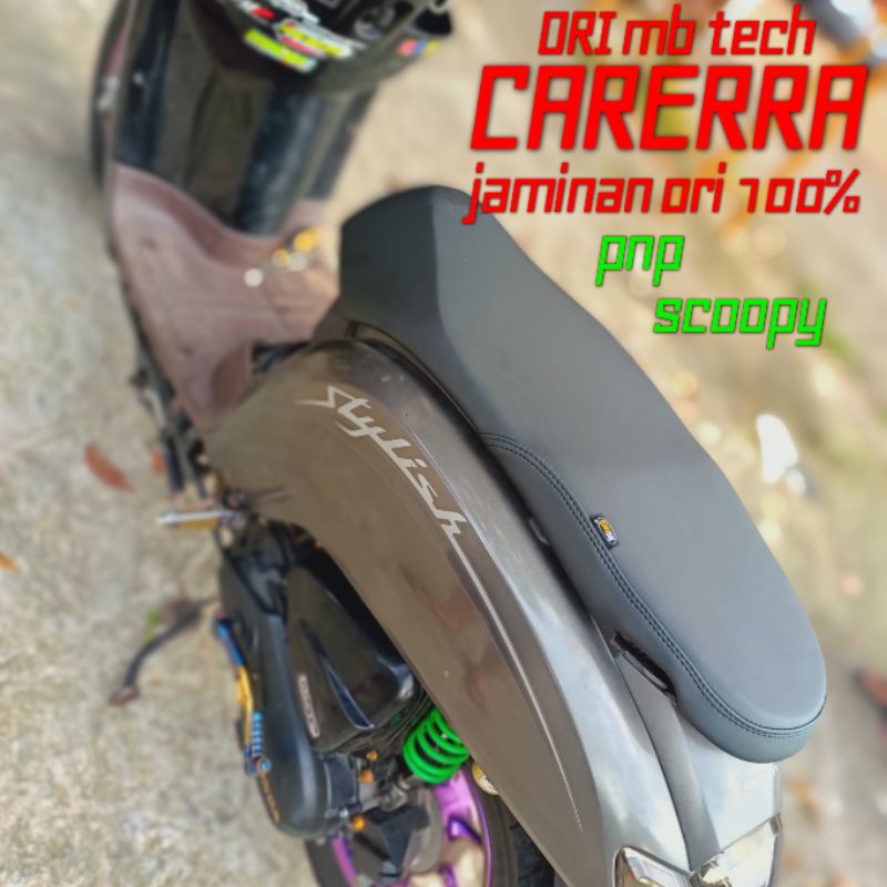 Jual Sarung Cover Kulit Mb Tech Carerra Premium Pnp Scoopy Shopee