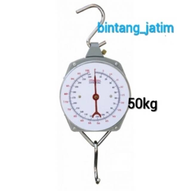 Jual Hanging Scale Timbangan Gantung Besi Kg Timbang Dus Jarum