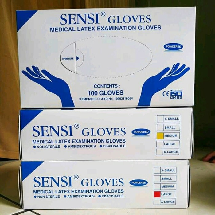 Jual Sensi Glove Sarung Tangan Latex Sensi Handscoon Latex