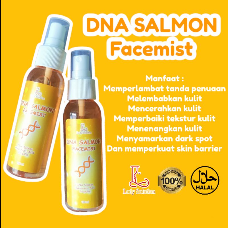 Jual Dna Salmon Facemist Lady Solution Memperkuat Skin Barrier Ml