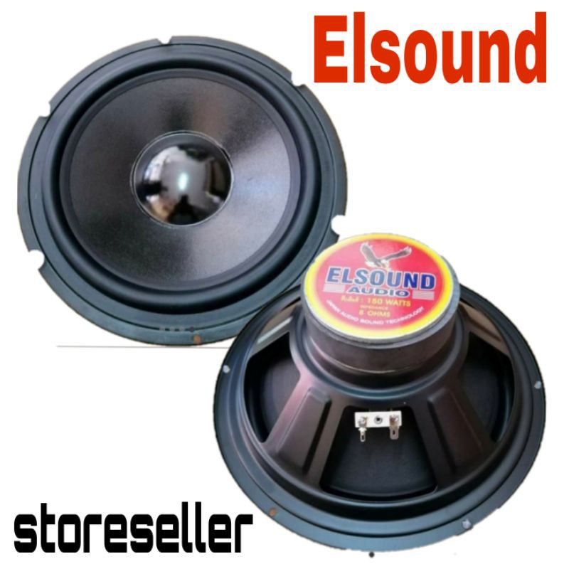 Jual Speaker Elsound Inch Woofer Bass Original Shopee Indonesia