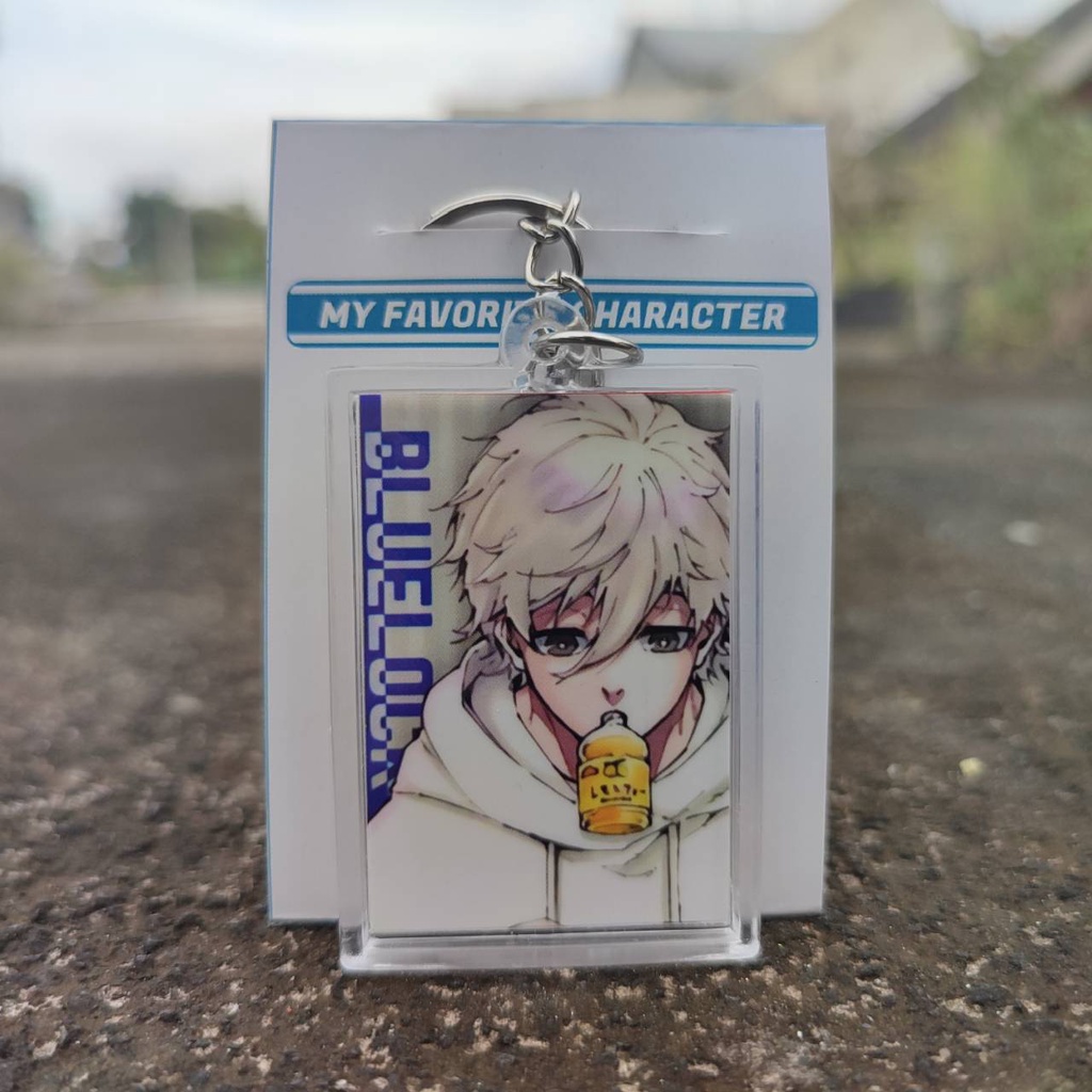 Jual Gantungan Kunci Murah Anime Blue Lock Keychain Karakter Bachira