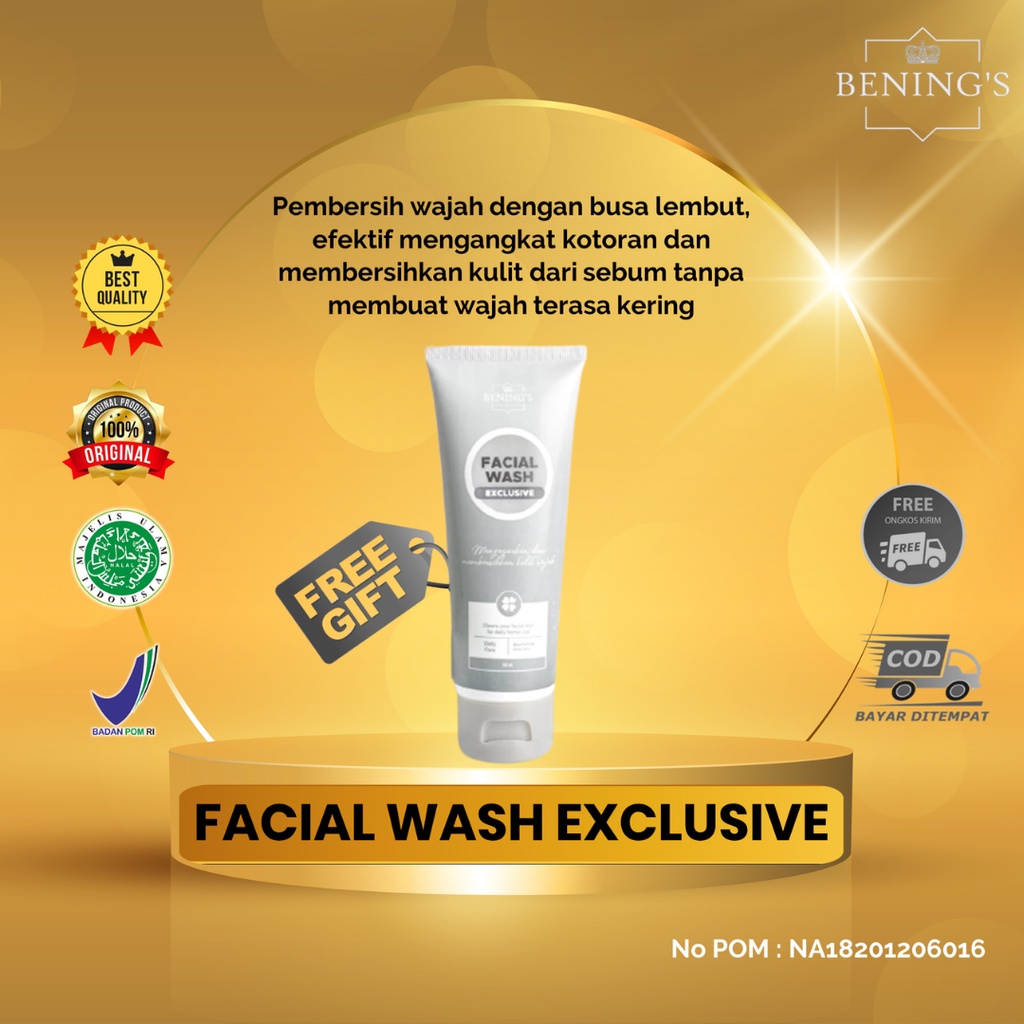 Jual Facial Wash Exclusive Bening Skincare By Dr Oky Pratama Shopee