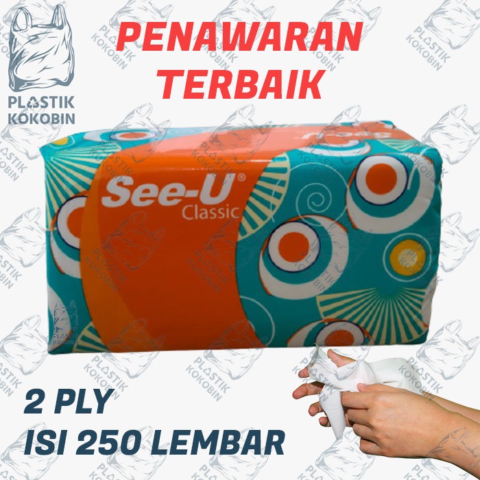 Jual Tissue Facial See U Ply Lembar Pack Shopee Indonesia