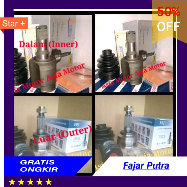 Jual CV Joint As Roda Luar Dan Dalam Timor KIA Kohel Kokel Outer Dan