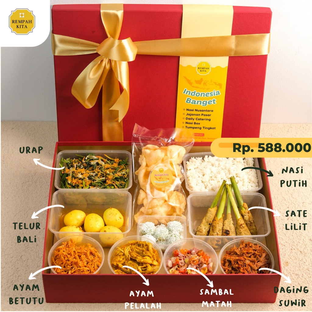 Jual Hantaran Nasi Nusantara Nasi Bali Hampers Orang Shopee