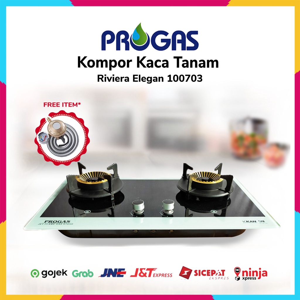 Jual Kompor Tanam PROGAS 2 Tungku ELEGAN Shopee Indonesia