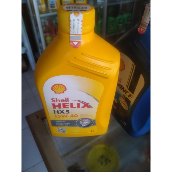 Jual Oli Shell Helix HX5 15W 40 1L Original Shopee Indonesia