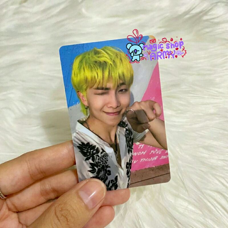 Jual Bts Photocard Official Pc Rm Lucky Draw Butter Soundwave Shopee