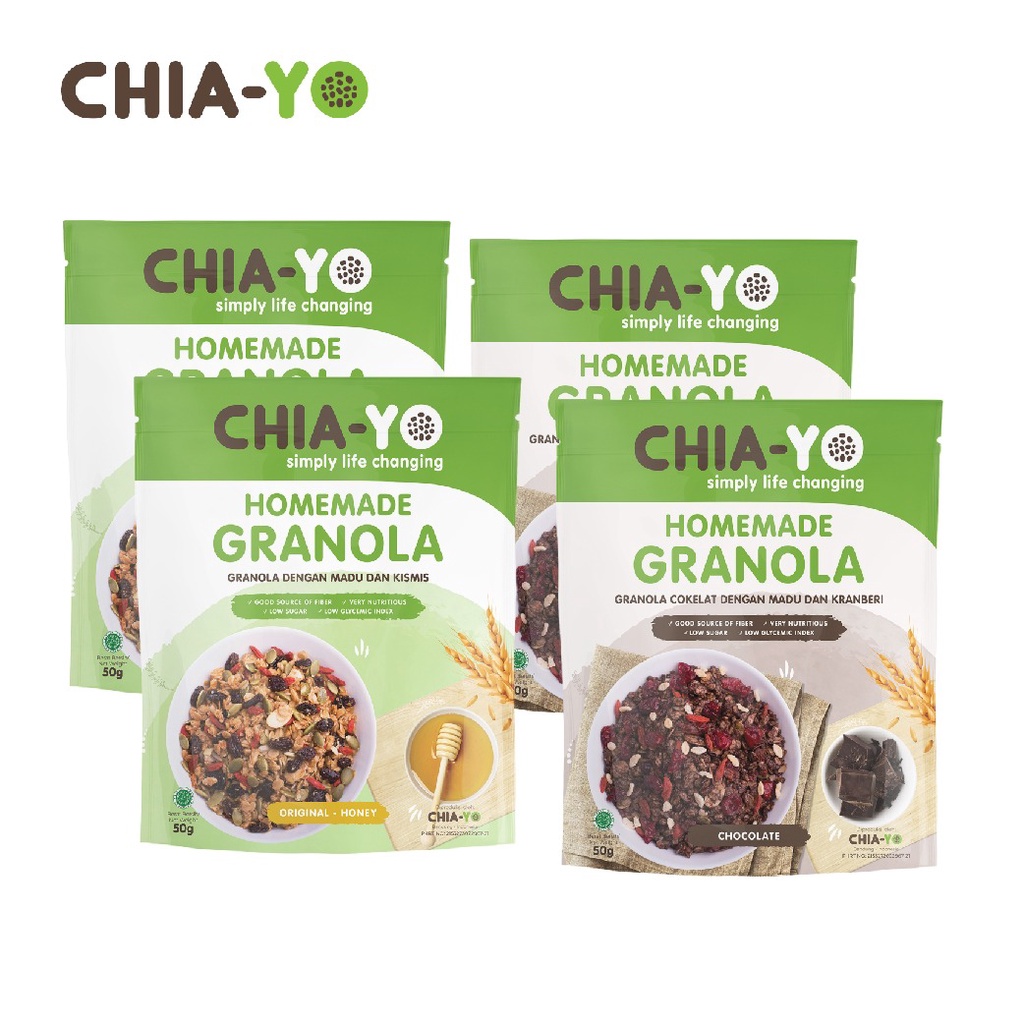 Jual Chiayo Bundling Granola Gr Original Dark Choco