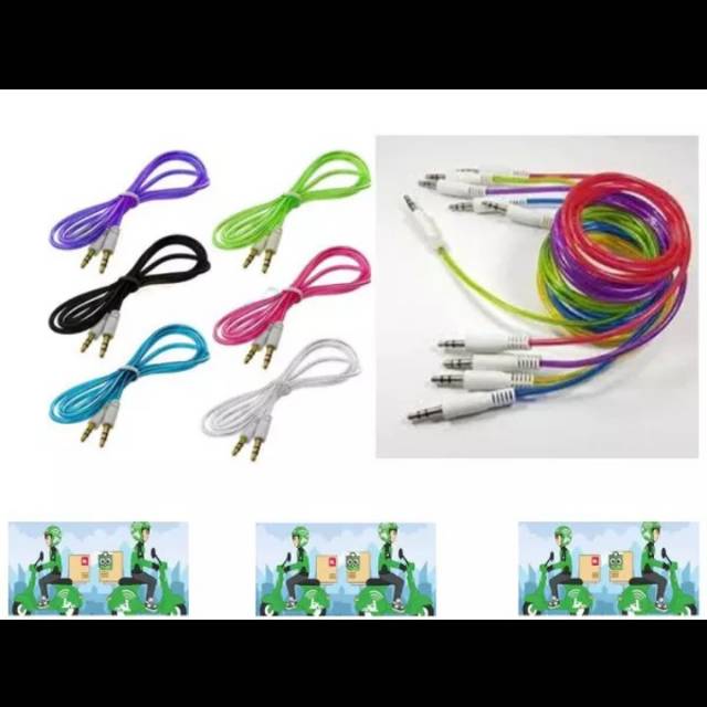 Jual Kabel Aux Jack Audio Mm To Mm Shopee Indonesia