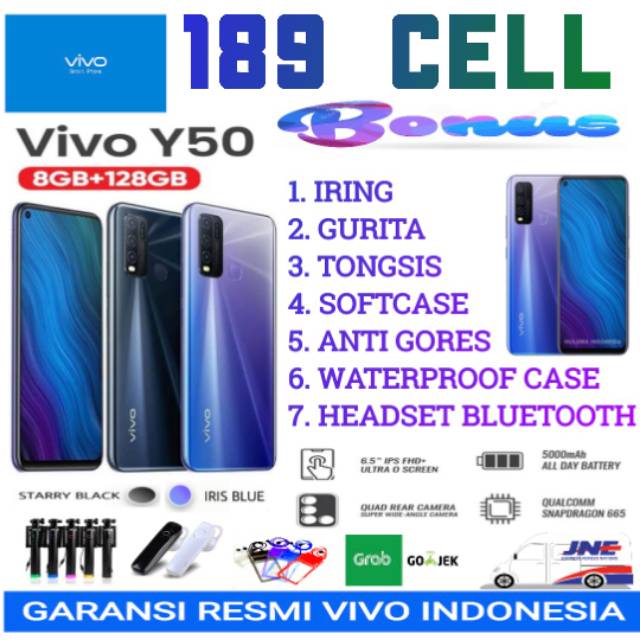 Jual VIVO Y50 Y33S RAM 8 128 GB GARANSI RESMI VIVO INDONESIA Shopee