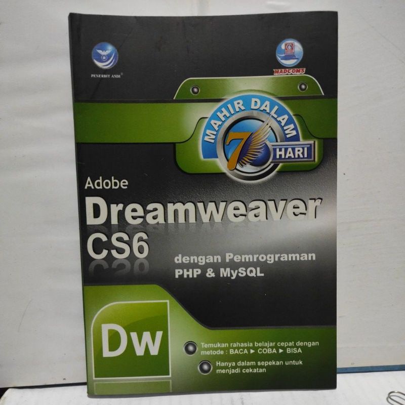 Jual Buku Adobe Dreamweaver Cs6 Dengan Pemrograman Php Dan Mysql