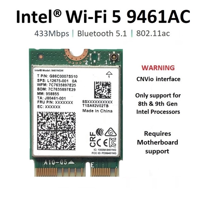 Jual Intel Wifi Ac Wireless Card Bluetooth M Ngff Ngw