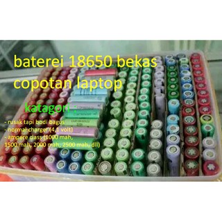 Jual Baterei Bekas Copotan Laptop Normal Dan Test Ampere Shopee