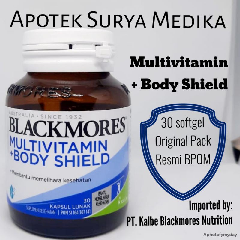 Jual Blackmores Multivitamin And Body Shield Kapsul S Kemasan Botol