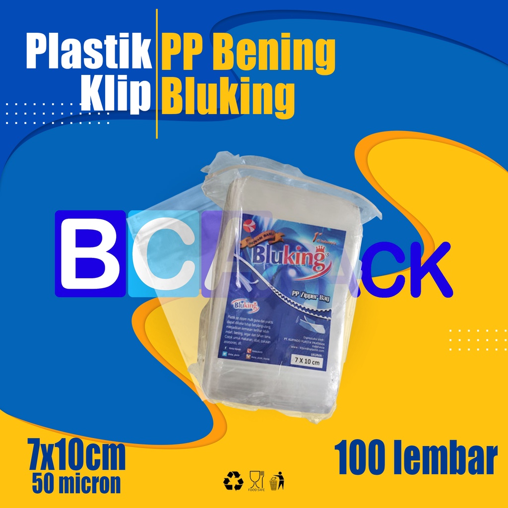 Jual Plastik Klip Pp Bening X Cm X Cm Tebal Micron