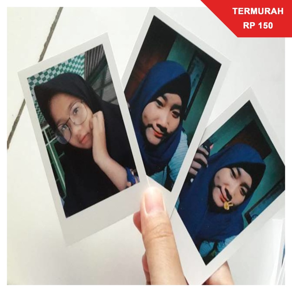 Jual Cetak Polaroid R Dapat Foto Bahan Tebal I Polaroid R Hasil